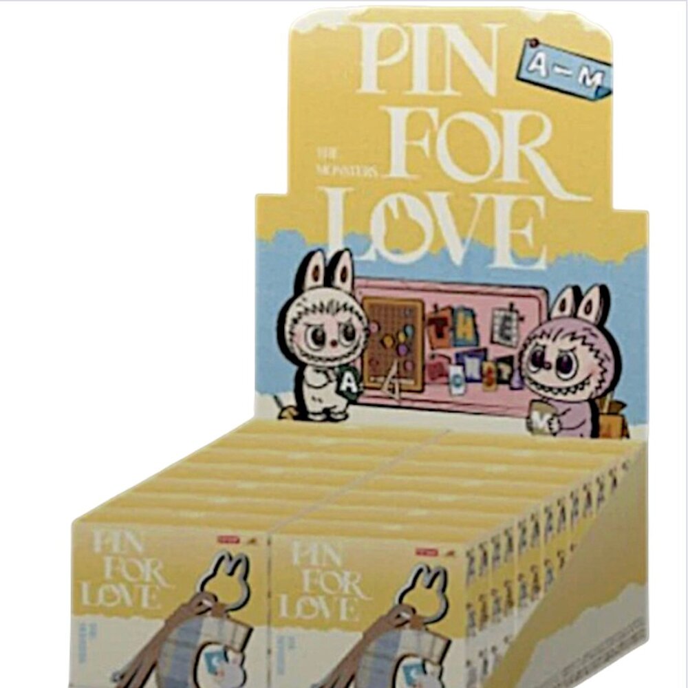 Labubu Pop Mart Open Case Pin for Love A-M (11 blind boxes total) - Picture 2 of 7